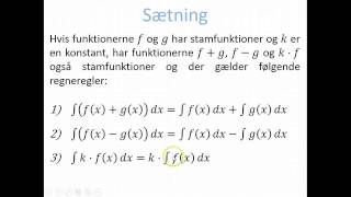 Integralregning  Bevis Regneregler for ubestemte integraler [upl. by Buke]