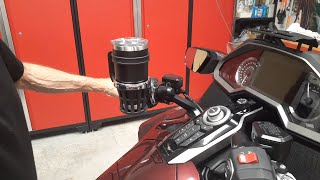 How to Install a GoldStrike Drink Holder on a Goldwing Tour or DCT [upl. by Ocisnarf536]