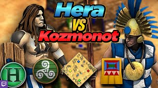 Celts vs Incas  1v1 Arabia  vs Kozmonot  AoE2 [upl. by Howlond]