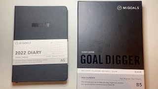 MiGoals 2022 Diary and Goal Digger Flip Through [upl. by Morrison]