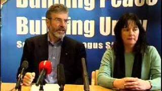 Gerry Adams offers to meet with INLA CIRA RIRA [upl. by Kirby]