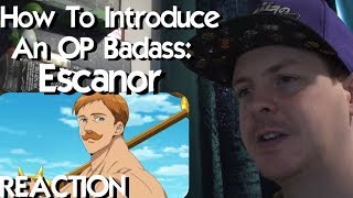 How to Introduce an Overpowered Badass  Escanor vs Galand from the Seven Deadly Sins REACTION [upl. by Seravart309]