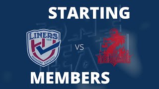 KINTETSU LINERS vs KOBE STEELERS｜STARTING MEMBERS [upl. by Rednas]