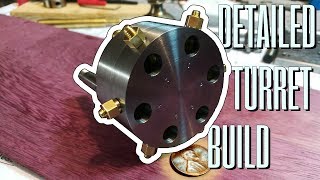 Watchmakers Lathe Tailstock Turret Detailed Build [upl. by Odranar]