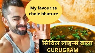 Virat Kohli’s Favourite Chole Bhature  Chole Bhature Civil Lines Wala Gurugram  DELHI STREET FOOD [upl. by Nored]