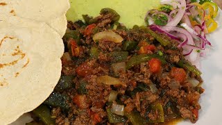 CARNE MOLIDA CON RAJAS [upl. by Eniffit]