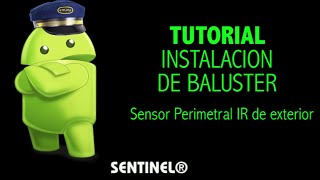 Tutorial Instalación de Baluster Sensor Perimetral IR de exterior [upl. by Aynotan391]