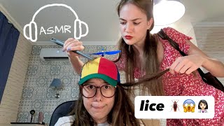 ASMR Moms Secret😳Method to Cure Lice Infestation [upl. by Kcirdez]