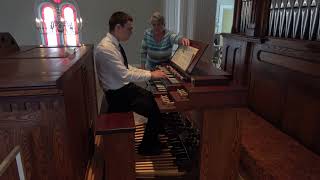 Prizewinning organist Dominic Fiacco Rising Star Cazenovia Counterpoint festival July 2021 [upl. by Binette950]