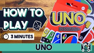 How to Play UNO in 3 Minutes UNO Card Game Rules [upl. by Eelrak]