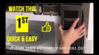 Fix Microwave Keypad Failure TRY THIS BEFORE BUYING A NEW ONE [upl. by Avivah251]