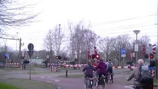 Spoorwegovergang Harderwijk  Dutch railroad crossing [upl. by Laroy]