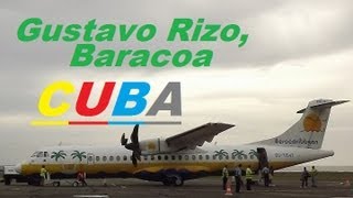 Aerocaribbean ATR72 LowApproach Baracoa [upl. by Anotyal]