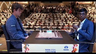 Magnus Carlsen vs Praggnanandhaa  Tata Steel Chess India Rapid 2024 [upl. by Rolan]