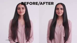 Sleek straight hair tutorial [upl. by Hildie148]