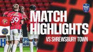 Walsall v Shrewsbury Town Highlights [upl. by Narat451]