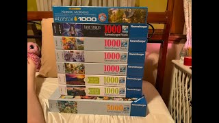 Ravensburger and Eurographics Puzzle Haul 7 [upl. by Hatch]