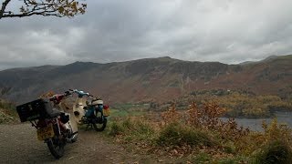 Honda C90 and C70 in the Lake District  Wrynose and Hardknott Pass [upl. by Lange523]