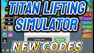 WORKING CODES Titan Lifting Simulator UPDATE 10 Codes for September 2024 [upl. by Parthinia256]