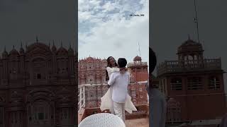 Pre wedding shoot Jaipur shortvideo preweddingphoto engagementshoot cinematicweddingphotography [upl. by Orianna]