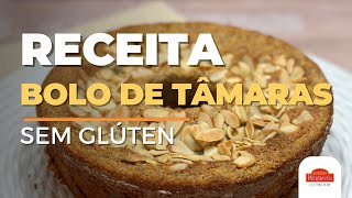 Bolo de tâmaras com farinha de amêndoas sem glúten [upl. by Thalia]