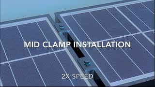 Step 5 ProSolar® Mid Clamp Installation [upl. by Nev478]