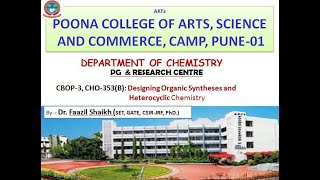 Lec 01 Heterocyclic chemistry Synthesis of Azoles [upl. by Siramed]