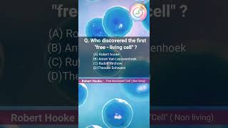 Discoverer of first quotfree living cellquot shorts youtubeshorts shortsfeed shortvideo [upl. by Thorvald]