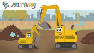 The Excavator Song Jack amp Paul  Digger Song  Jolly Kazoo [upl. by Zetra99]