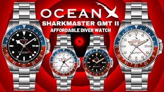 OCEANX SHARKMASTER GMT II DIVER WATCH REVIEW 2019 [upl. by Ennove68]