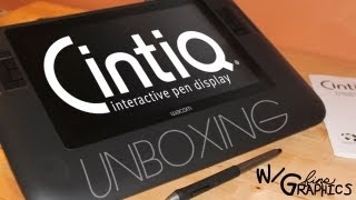 Wacom Cintiq 12WX  Unboxing [upl. by Rubin]