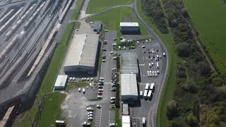 Eurotunnel Freight Terminal Folkestone Kent [upl. by Nileuqcaj]