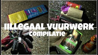 ILLEGAAL VUURWERK COMPILATIE [upl. by Hanafee470]