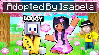 😱 TECHNO GAMERZ GIRLFRIEND ADOPTED BABY LOGGY IN MINECRAFT  Chapati Hindustani Gamer  Minecraft [upl. by Laon7]