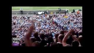 Manchester City fans doing quotthe Poznanquot [upl. by Yanad]