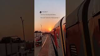 Lo safar shuru Ho Gaya  whatsapp status writer  Train Traveling  shorts sad [upl. by Grange]