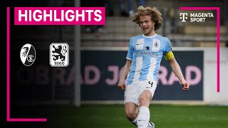 SC Freiburg II  TSV 1860 München  Highlights 3 Liga  MAGENTA SPORT [upl. by Aikel]