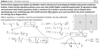 Matura z matematykiFunkcje  zadanie  60 [upl. by Christi]