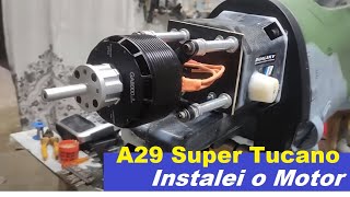 A29 Super Tucano  Instalação do Motor e ESC Video 06 [upl. by Daffi438]