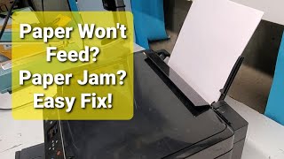 Fix Paper Feed and Paper Jam problems on Epson Expression XP300 XP310 XP330 XP340 XP400 XP430 [upl. by Lesde]