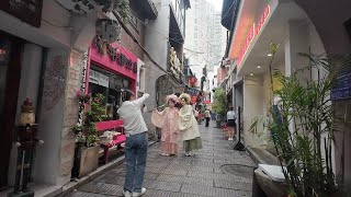 Historical and Culture Old City  Changsha 4K HDR  Pozi and Peace Old Street Hunan Province [upl. by Aihseuqram]