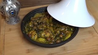 Recette cuisses de poulet au citron confit à la marocaine [upl. by Kronick]