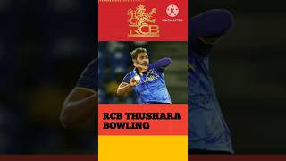 RCB Thushara Bowling [upl. by Okomom]