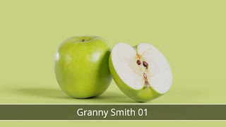 Realistic 3D Granny Smith Model 🍏  4K PBR Textures Ready for Your Projects [upl. by Yemiaj775]