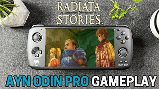 AYN Odin Pro  Radiata Stories Playstation 2 Emulation [upl. by Sharl]