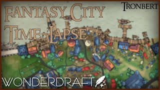 Making a DampD Fantasy City Wonderdraft TimeLapse Free Download [upl. by Galitea568]