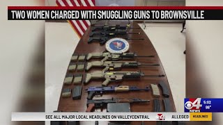 Two women charged with smuggling 12 guns from Atlanta to Brownsville [upl. by Georgie]