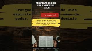 ☝🙋‍♂️ Promesas de Dios para el temor 📖 Temor promesadediosparati [upl. by Trauner]