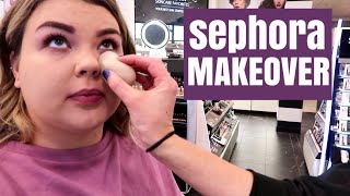 GETTING A SEPHORA INSIDE JCPENNEY MAKEOVER with FENTY BEAUTY [upl. by Lorelei]