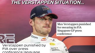 The Max Verstappen Situation is getting out of hand [upl. by Naujled]